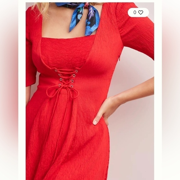 Anthropologie Maeve Juliet Corseted Dress NWT Size 12 - Picture 2 of 10